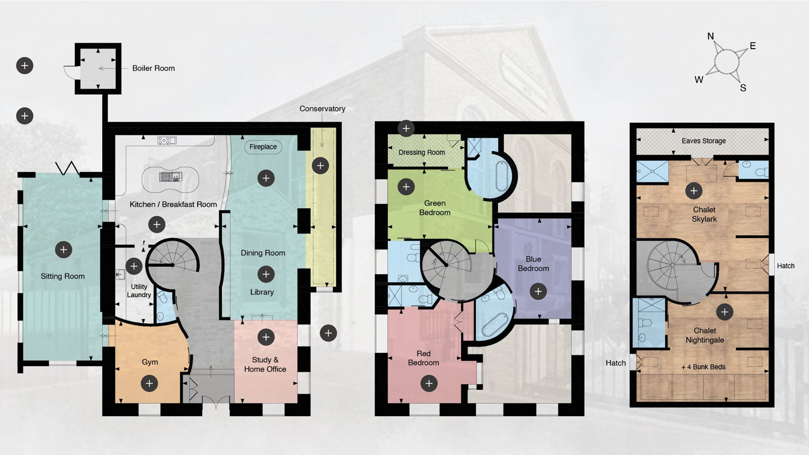 St John's Hall Floor Plans